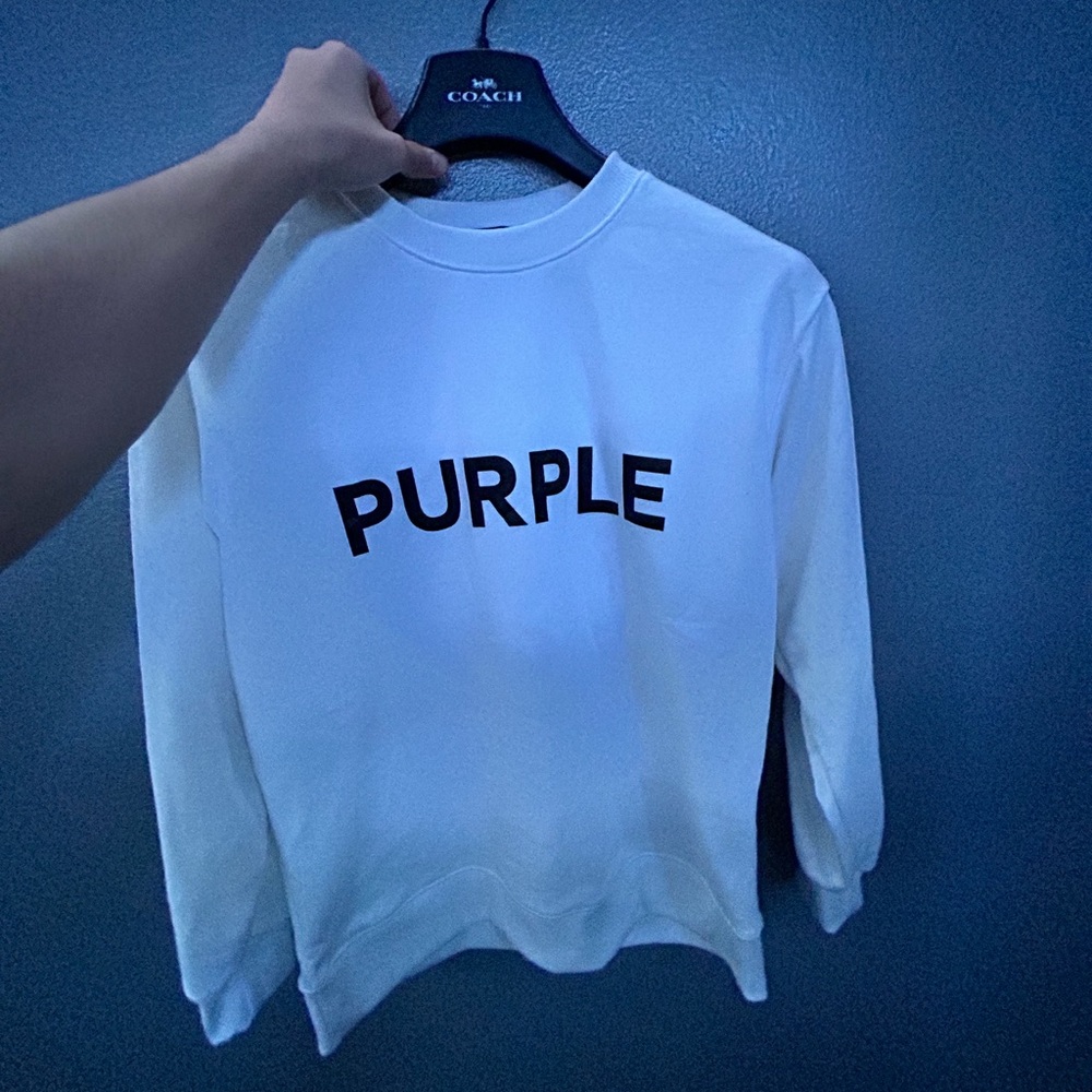Purple brand crewneck